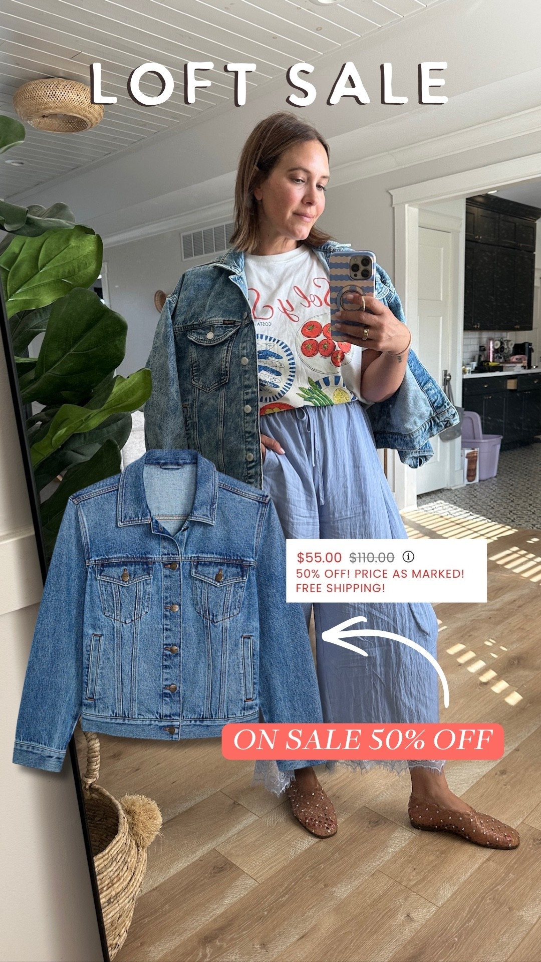 My favorite denim jacket is still on sale! 50% off now 🥹🔗

#LTKSaleAlert #LTKOver40 #LTKWorkwear