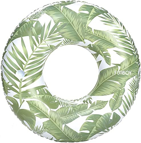 FUNBOY 48" Giant Inflatable Tropical Tube Float, Donut Style Pool Float, Luxury Raft for Summer Pool Parties and Entertainment | Amazon (US)