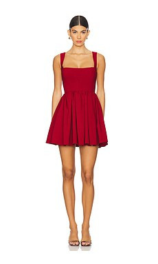 LPA Giovanna Mini Dress in Red from Revolve.com | Revolve Clothing (Global)