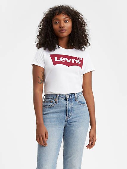 Levi's Logo Perfect Tee Shirt T-Shirt - Women's XS | LEVI'S (US)