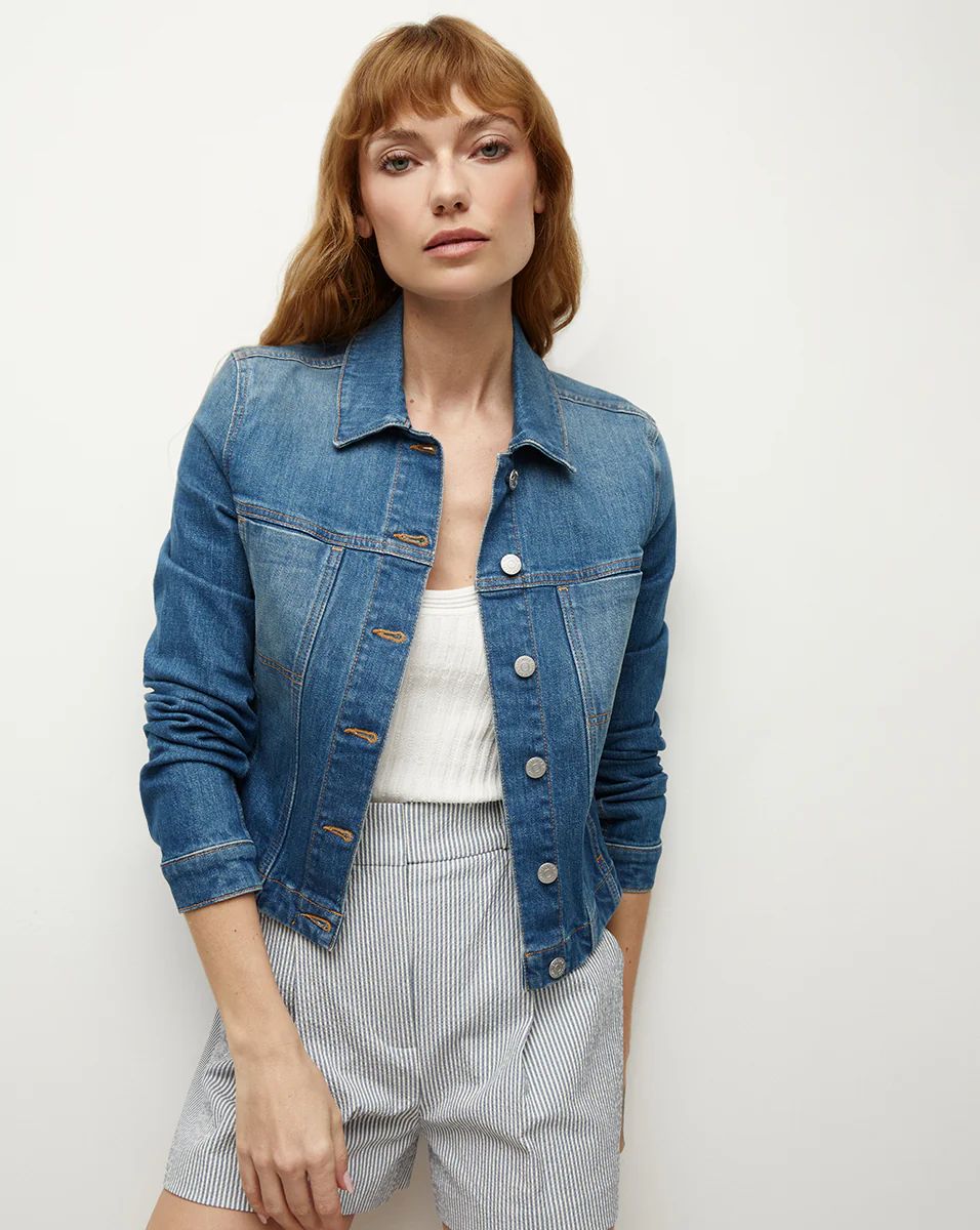 Holden Denim Jacket in Serendipity | Veronica Beard | Veronica Beard