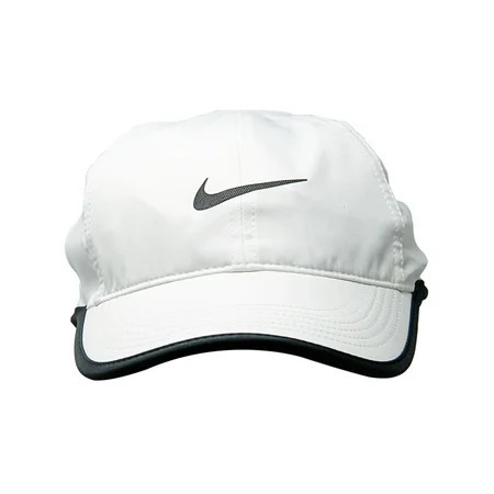 Nike Women's White / Black Aerobill Featherlight Tennis Cap Hat - One Size | Walmart (US)