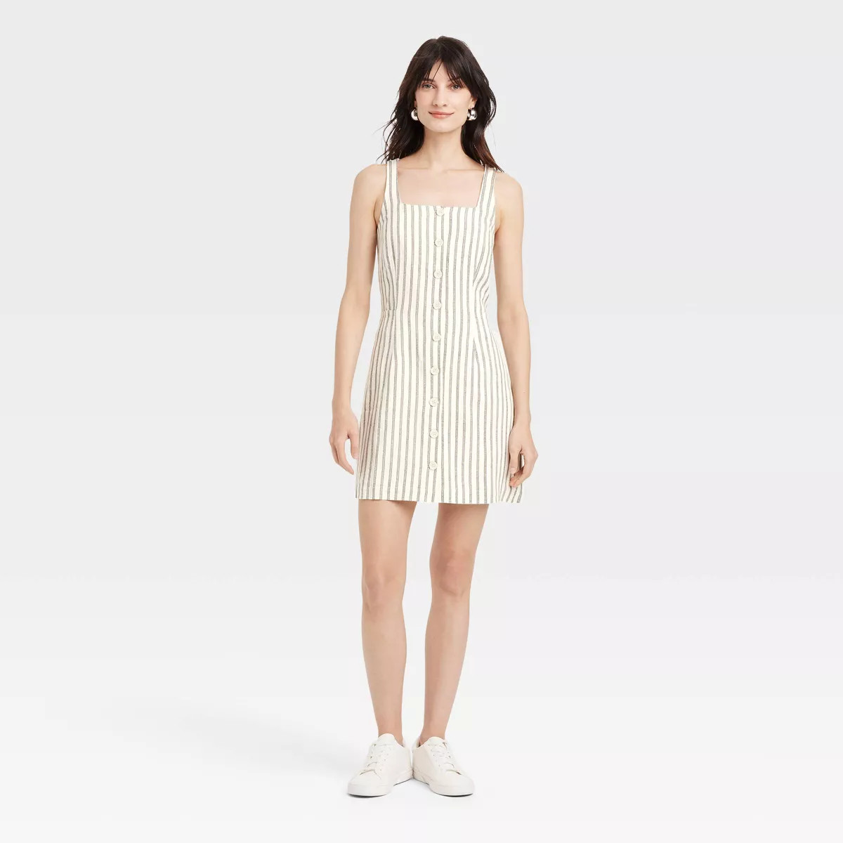 Women's Linen Mini Vest Dress - A New Day™ | Target