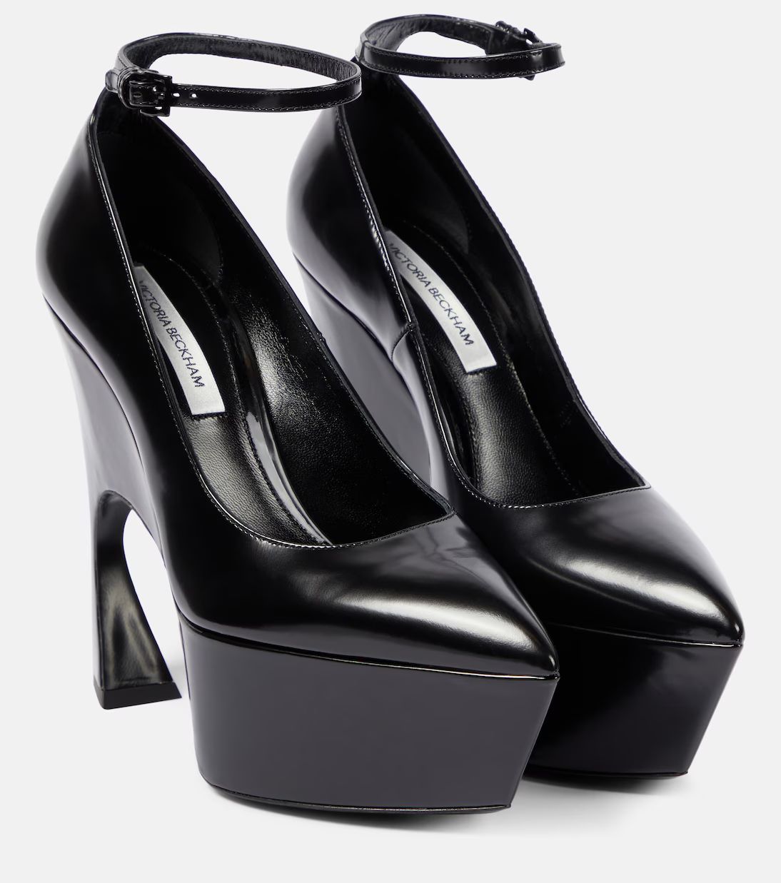 Leather platform pumps | Mytheresa (US/CA)