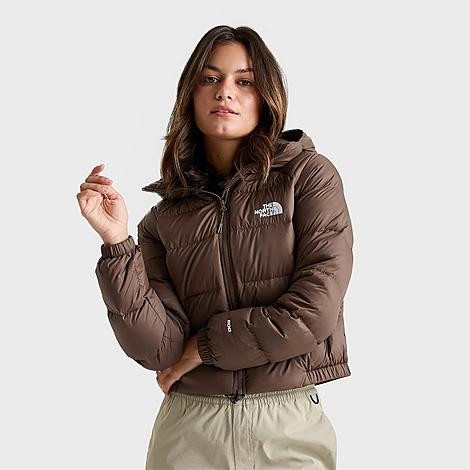 The North Face Women's Hydrenalite Hooded Jacket in Smokey Brown Size: Small | Finish Line (US)