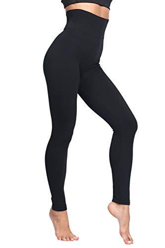 LUOYANXI Fleece Lined Leggings Women - Warm Soft Tummy Control Thermal Thick High Waisted Pants f... | Amazon (US)