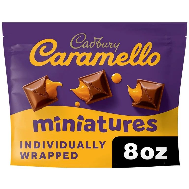 Cadbury Caramello Miniatures Milk Chocolate and Caramel Candy, Share Pack 8 oz | Walmart (US)