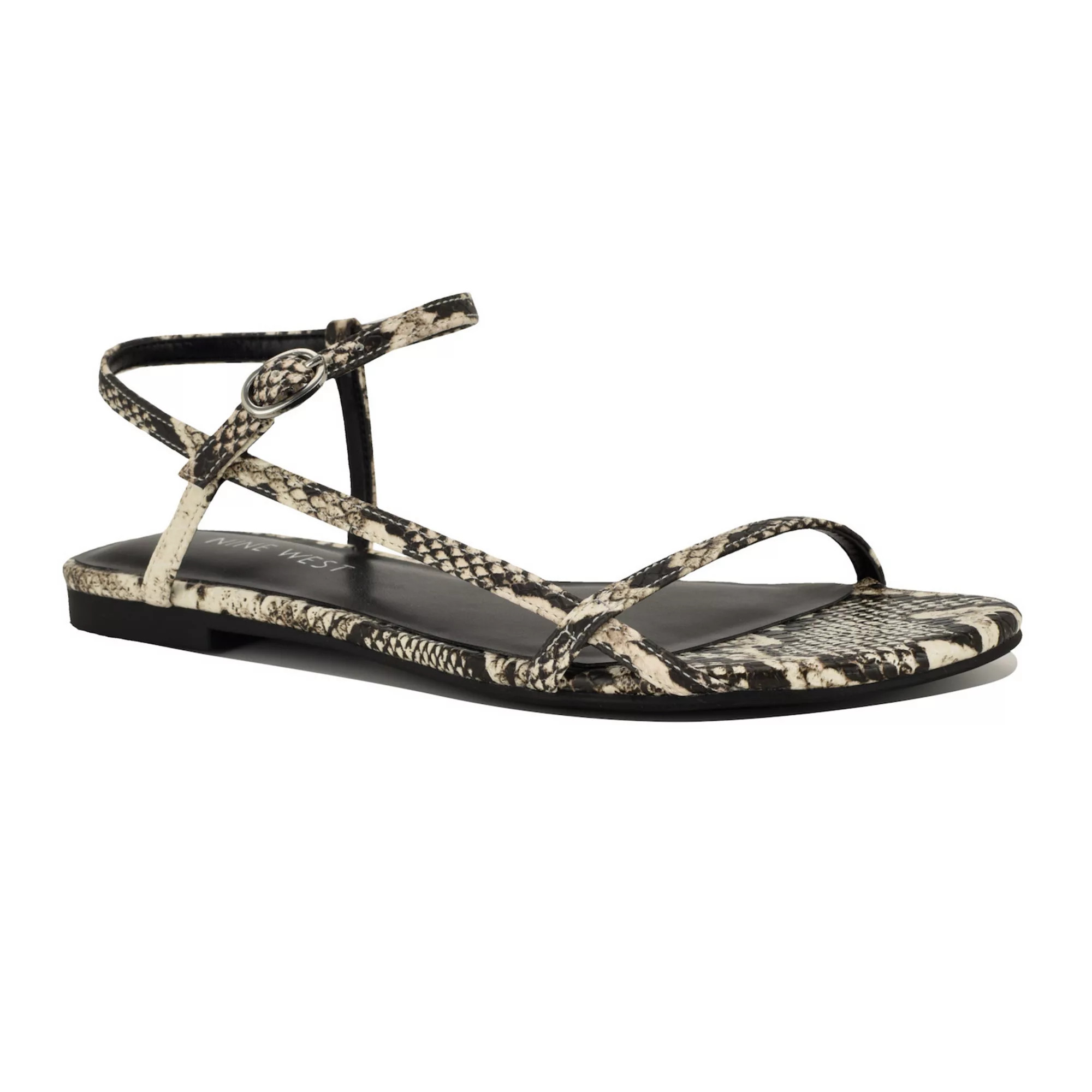Nine West Masow Women's Round Toe Strappy Flat Sandals | Kohl's