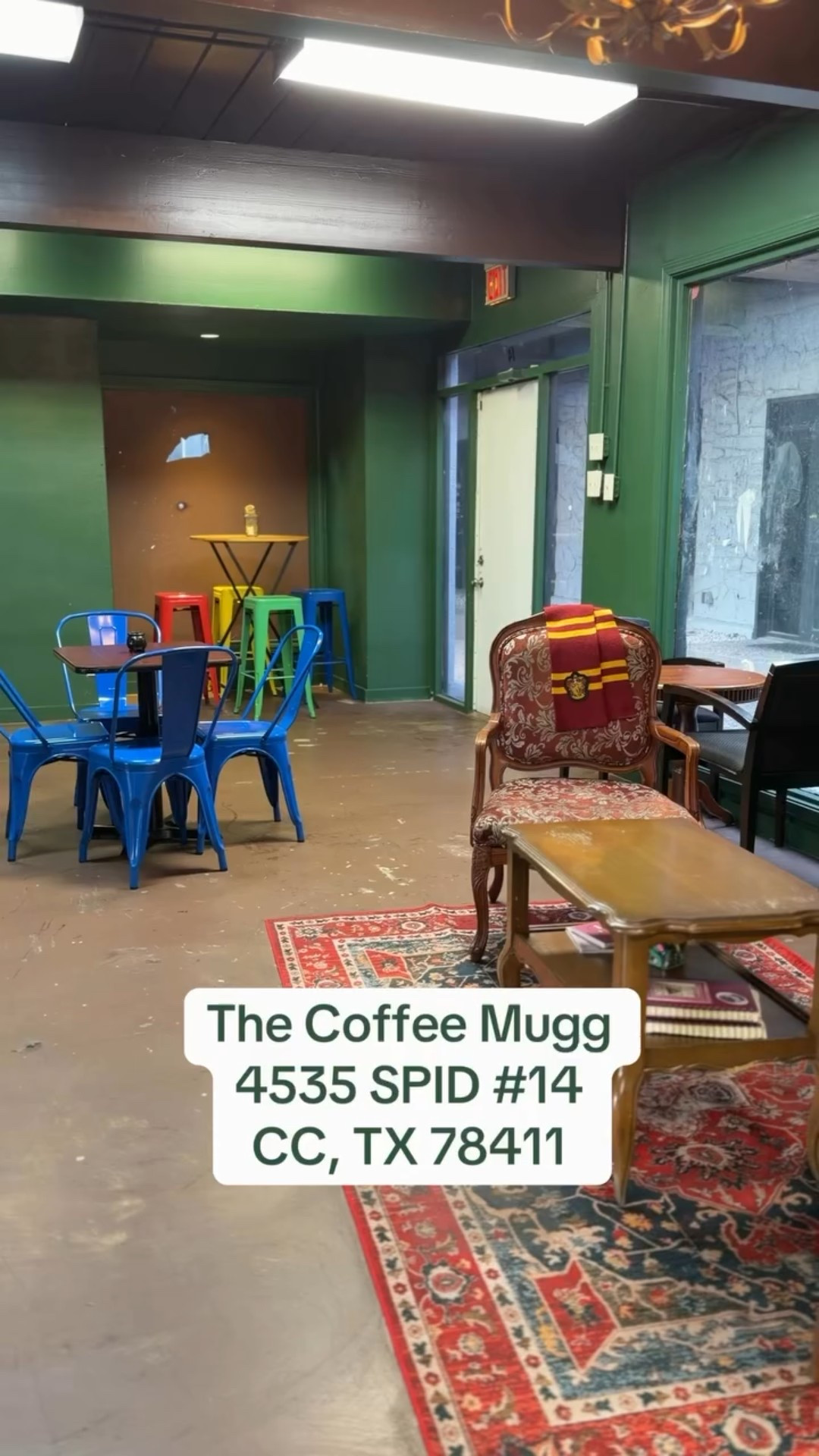 Forever a @thecoffeemugg_ and Susana stan. We vibed from the first time I met her at the original location and I’ll forever love supporting a woman owned small business. (Especially since the main color is green 👀 🐍) #corpuschristitx #corpuscoffeeshop