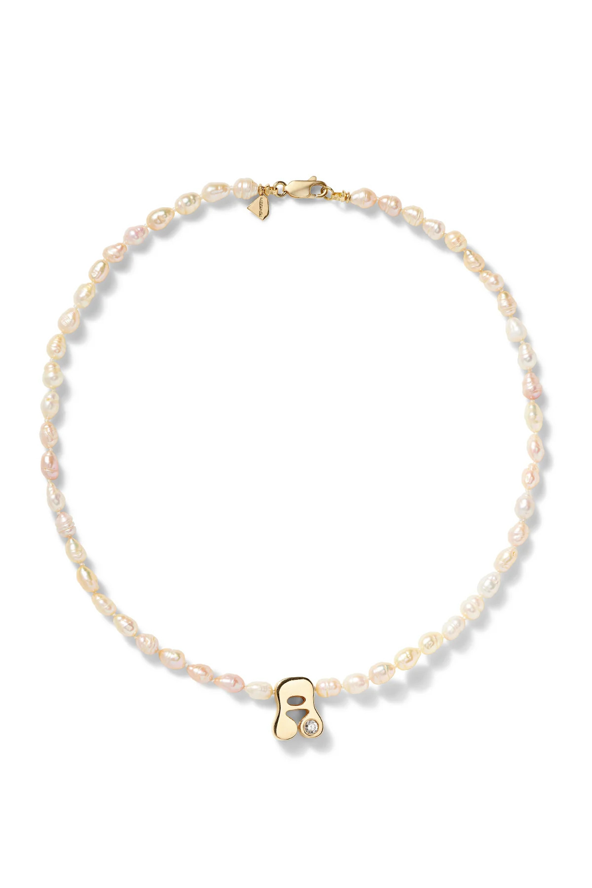 Stellar Letter Pearl Necklace | Alison Lou
