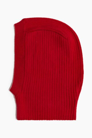 H & M - Rib-knit balaclava - Red | H&M (UK, MY, IN, SG, PH, TW, HK)