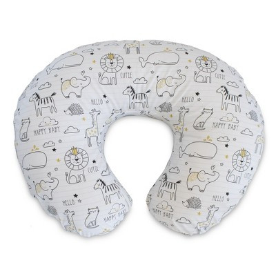 Boppy Original Feeding and Infant Support Pillow - Notebook Black & Gold | Target