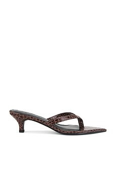 FEMME LA Ginza Thong Slipper in Brown Croc from Revolve.com | Revolve Clothing (Global)