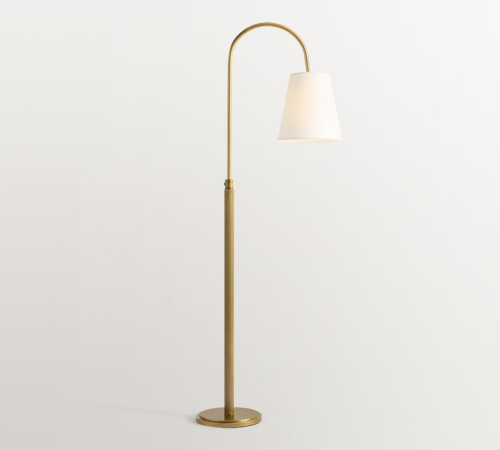Chambers Metal Adjustable Arc Floor Lamp (62") | Pottery Barn (US)