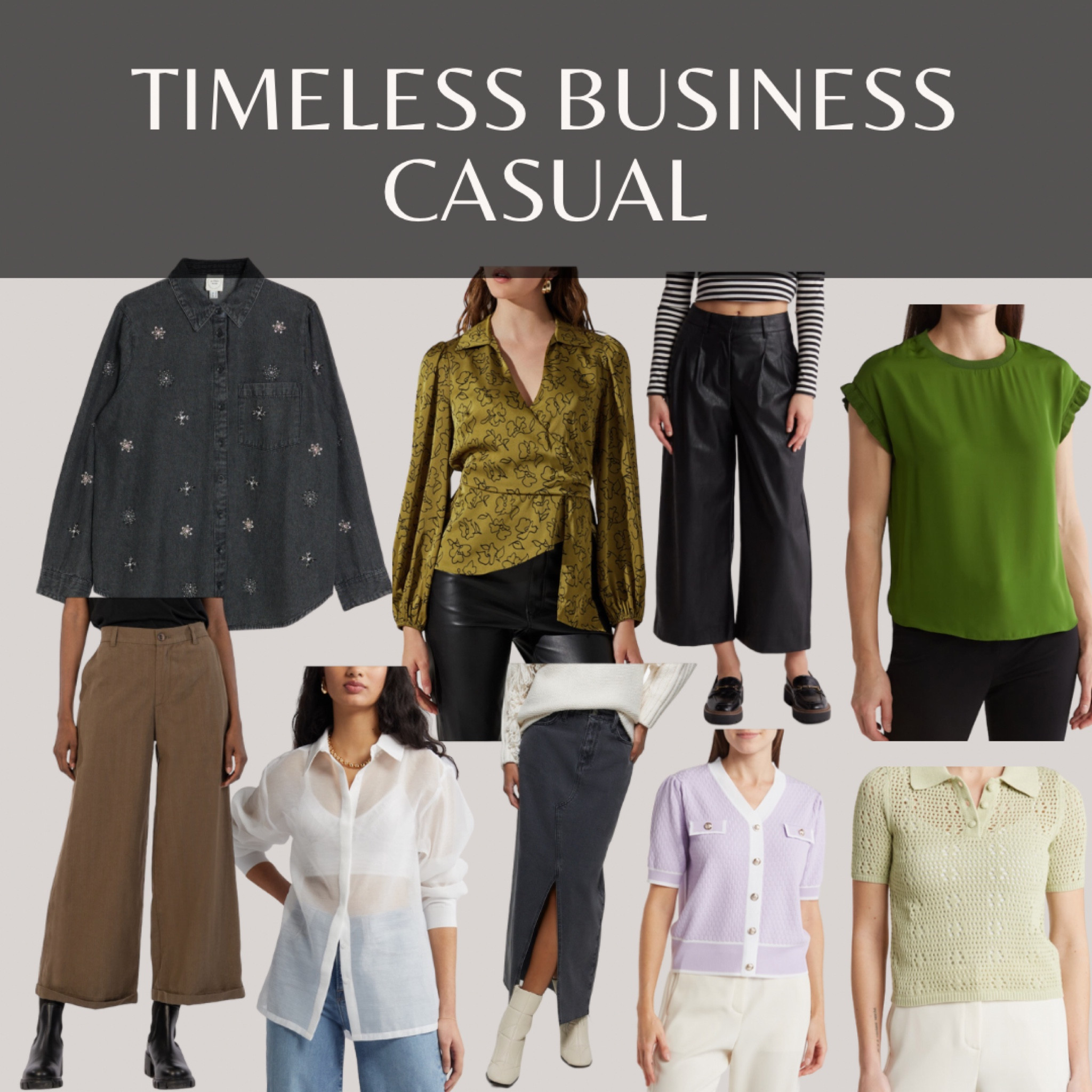 Timeless business casual 

#LTKSpringSale #LTKfindsunder100 #LTKworkwear