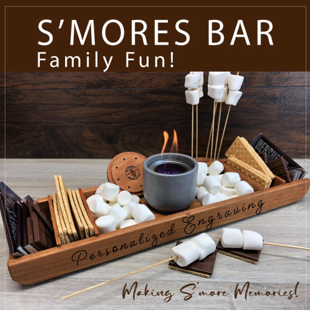 Personalized Smores Station, Smores Bar, Family Smores Station, Family Gift, Smores. Realtor Gift... | Etsy (Global)