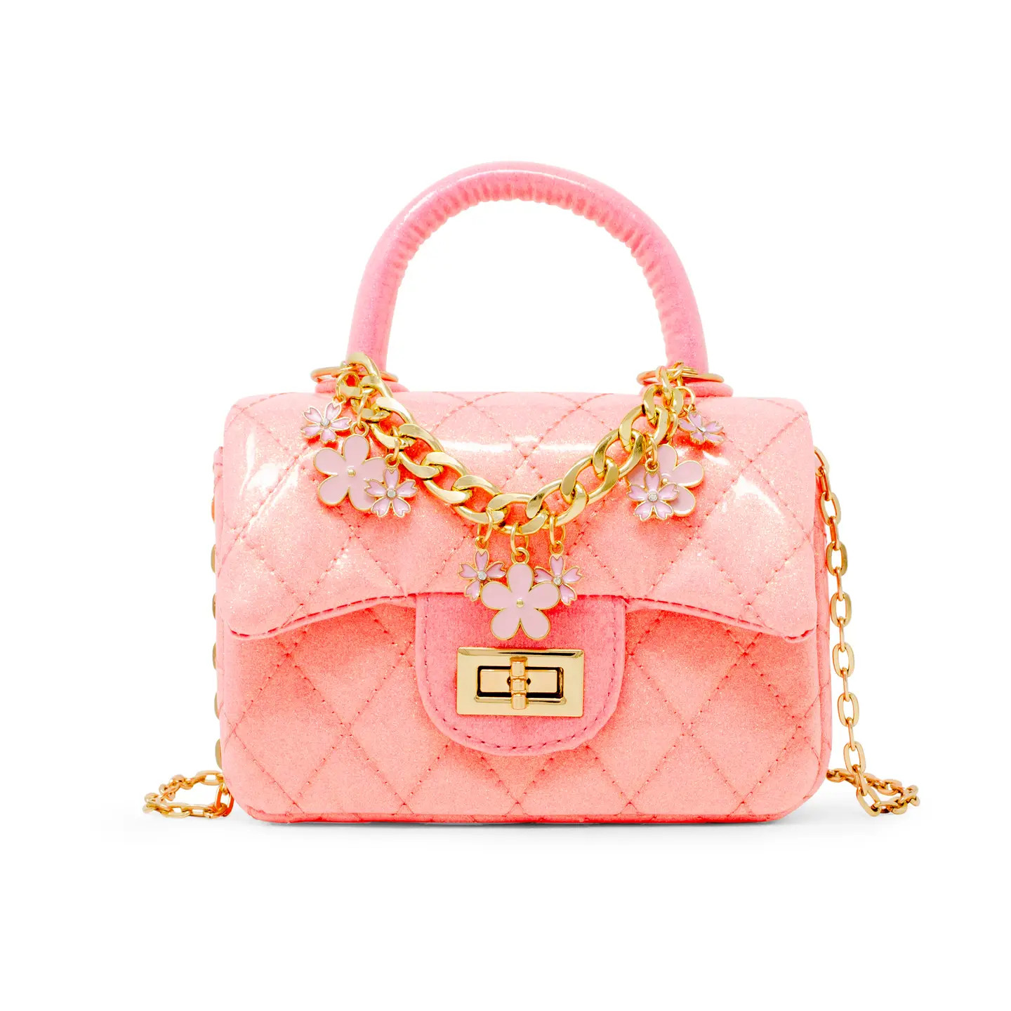 Zomi Gems Classic Sparkle Top Handbag- Bubblegum | JoJo Mommy