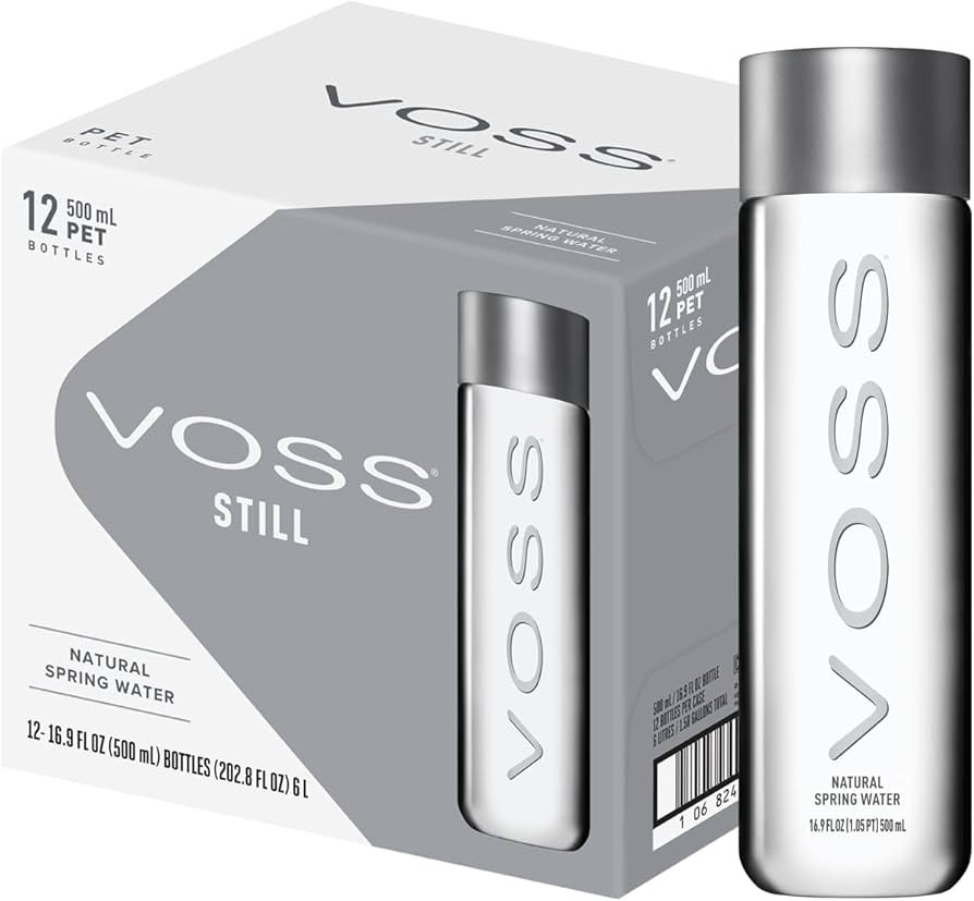 VOSS Premium Still Bottled Natural Water - BPA-Free - High Grade PET - Recyclable Plastic Water B... | Amazon (US)