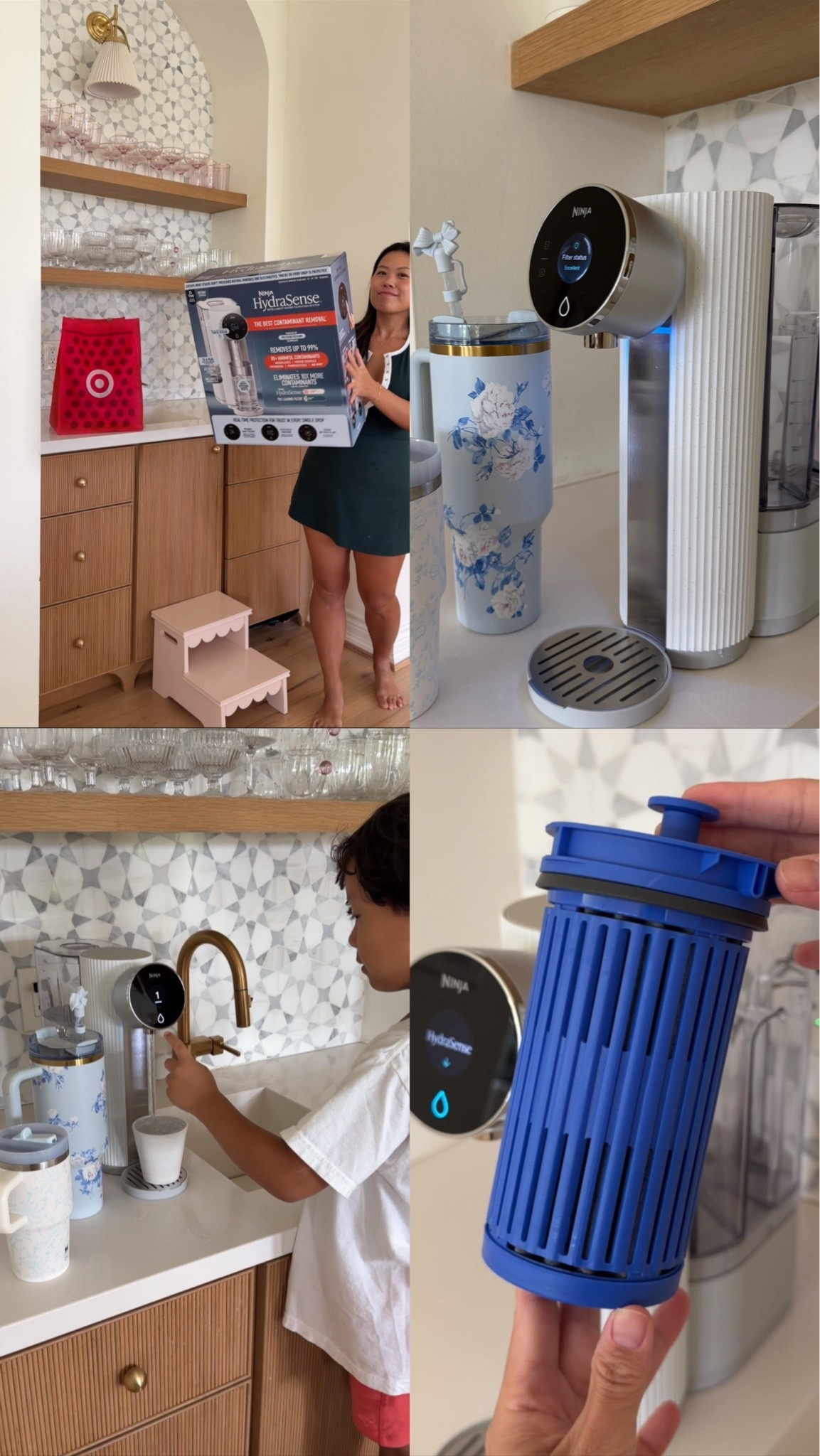 #ad That viral pickle juice video made me NEED to try this! 🤯💧 The @NinjaKitchen HydroSense removes up to 99% of 80+ contaminants* and filters, dispenses + refills in seconds. No more lugging around heavy cases of water! 🙌 Find it at @Target! #TargetPartner #ninjahydrasense