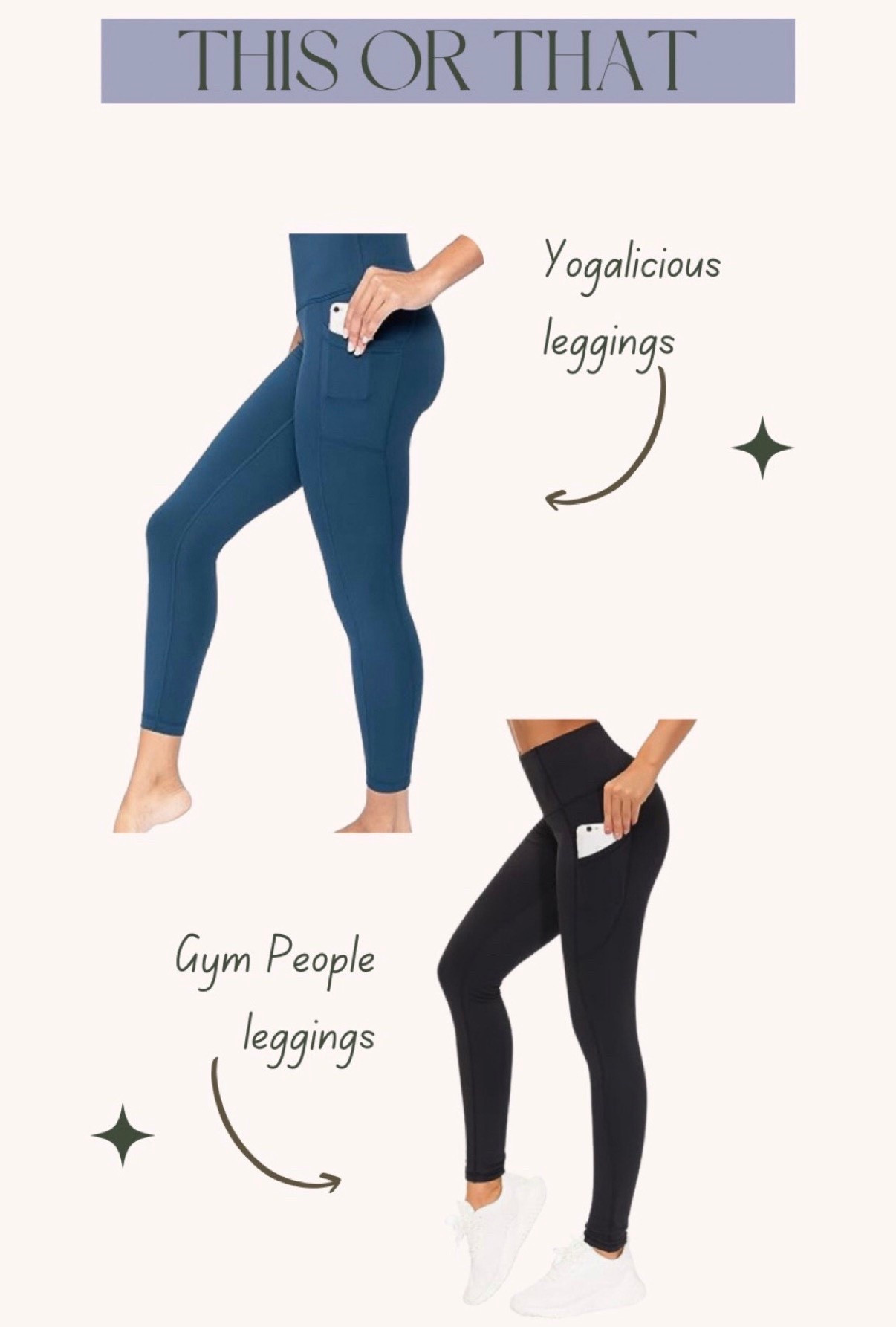 This or That: Legging Edition 🖤✨
I’m loyal to my Yogalicious leggings… but I need to know — which pair are you choosing? 👀
Comfort is non-negotiable, but style matters too.

#LTKSaleAlert #LTKSeasonal #LTKSale #LeggingSeason #Yogalicious #AthleisureStyle #MomStyle #EverydayComfort #WorkoutWear #ComfyAndCute #FallWardrobe #ActivewearFinds #OnTheGoStyle #CasualChic #AffordableStyle #ClosetStaples #LTKFind #StylePoll #ThisOrThat

#LTKgrwm #LTKootd #LTKfitnessgoals