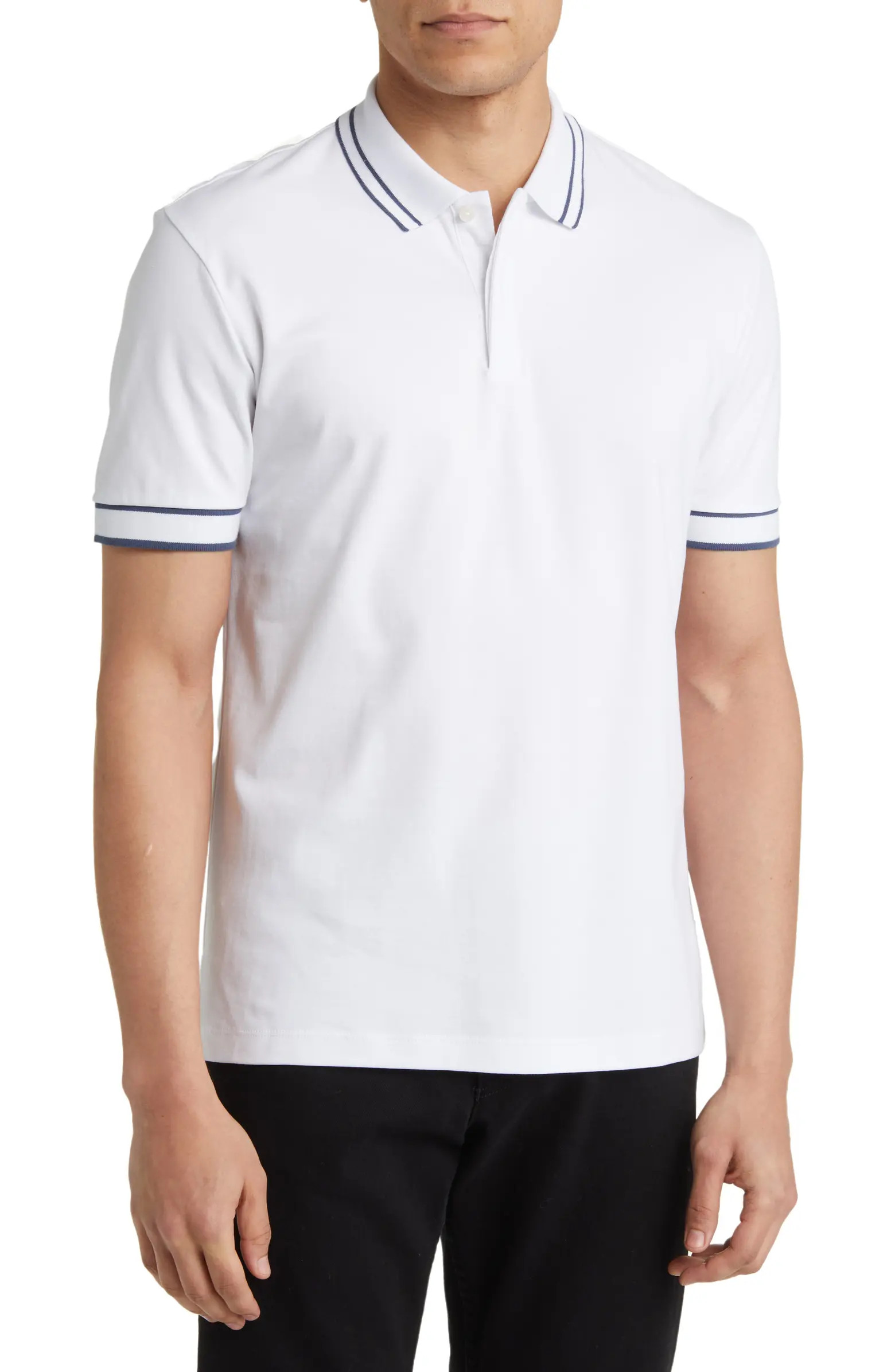BOSS Parlay Tipped Cotton Polo | Nordstrom | Nordstrom