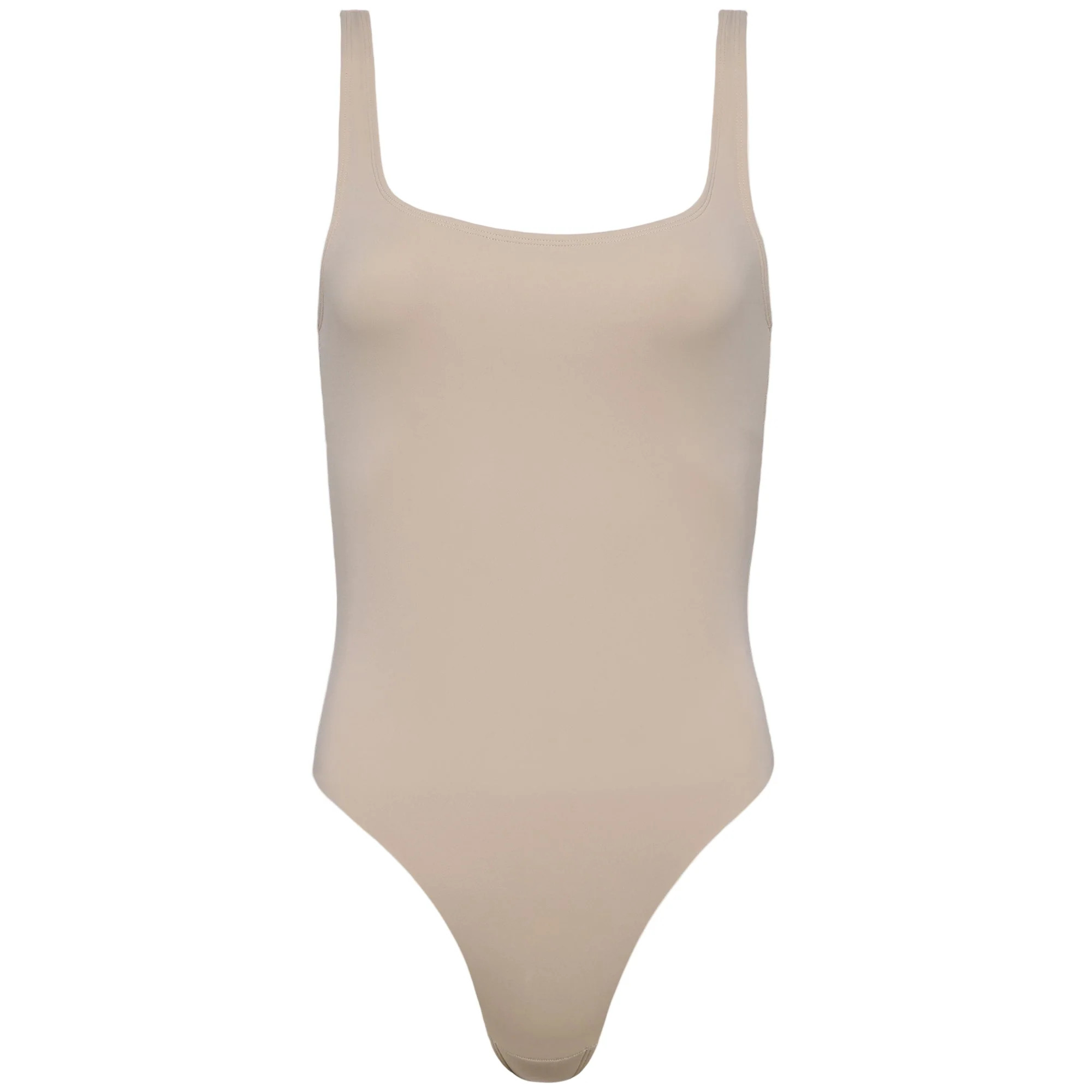 Sculpt Bodysuit Sand / Small | JIV ATHLETICS