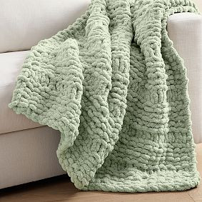 Cozy Chunky Knit Throw | Pottery Barn Teen