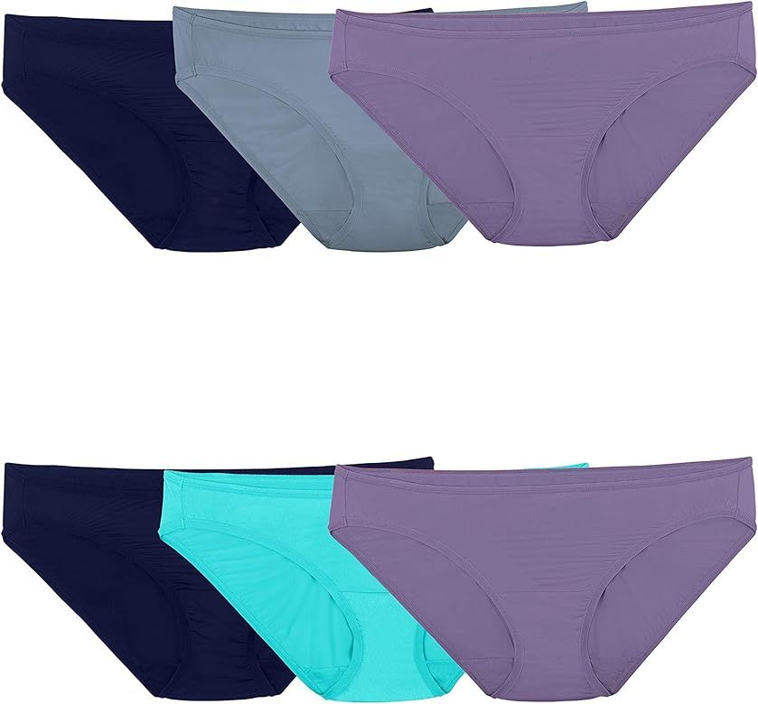 Fruit of the Loom Women's Lightweight Microfiber Underwear (Regular & Plus Size) | Amazon (US)