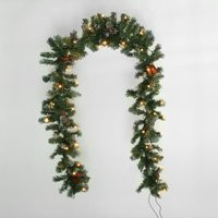 LED-Tannengirlande Winterwald Weihnachten Xmas Leuchte, winterliche Dekoration FF-338104 | ManoMano DE