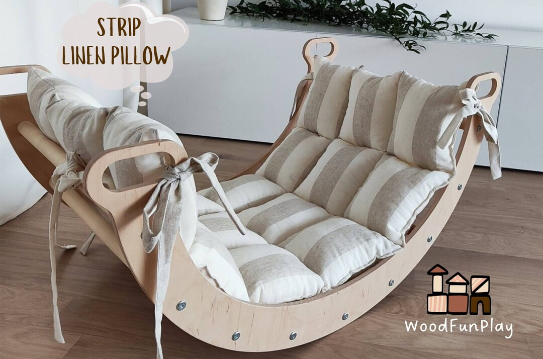 Montessori Climbing Arch With Pillow Montessori Rocker - Etsy | Etsy (US)