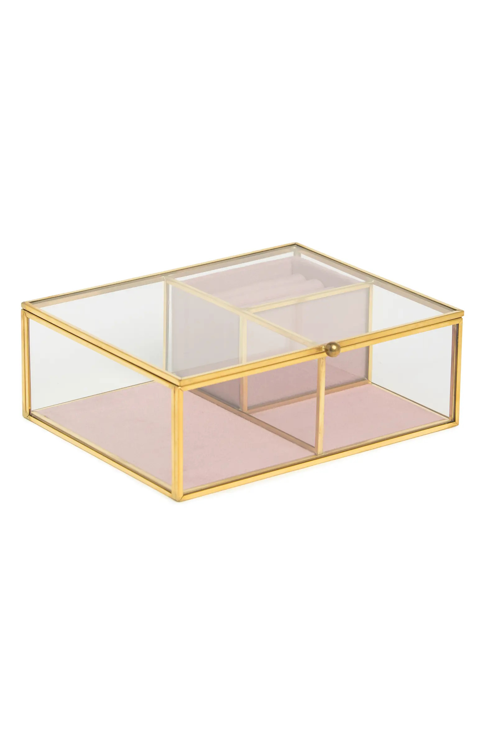 Glass & Velvet Jewelry Box | Nordstrom