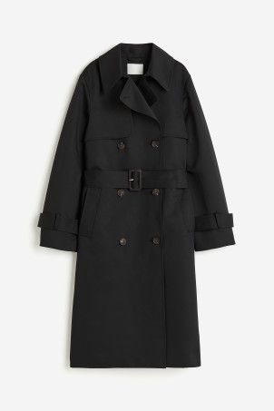 Double-breasted Twill Trench Coat | H&M (US + CA)