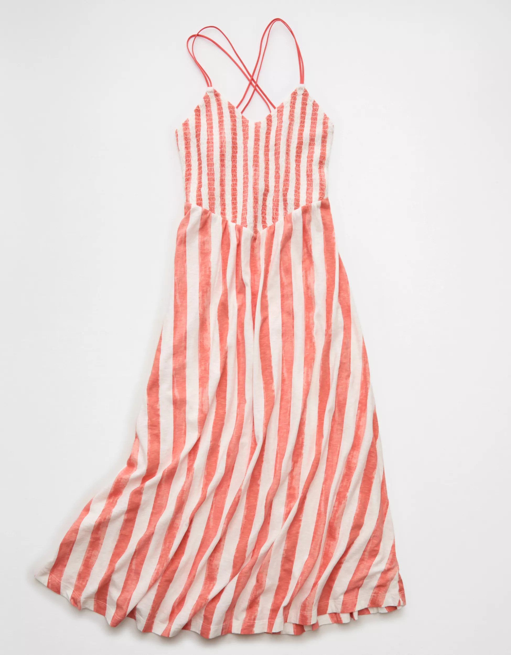 AE Sunchaser Smocked Maxi Dress | American Eagle Outfitters (US & CA)