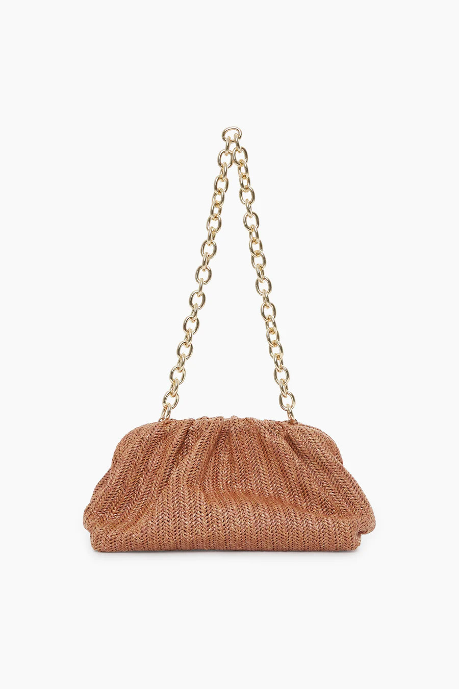Dark Raffia Slouchy Clutch | Tuckernuck (US)