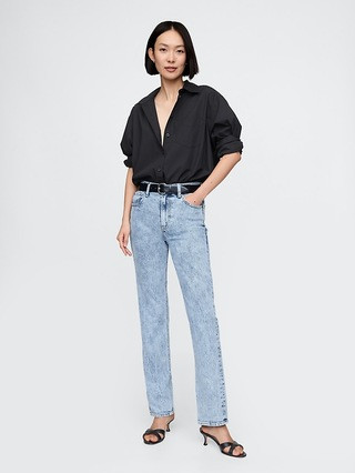 High Rise '90s Slim Straight Jeans | Gap (US)