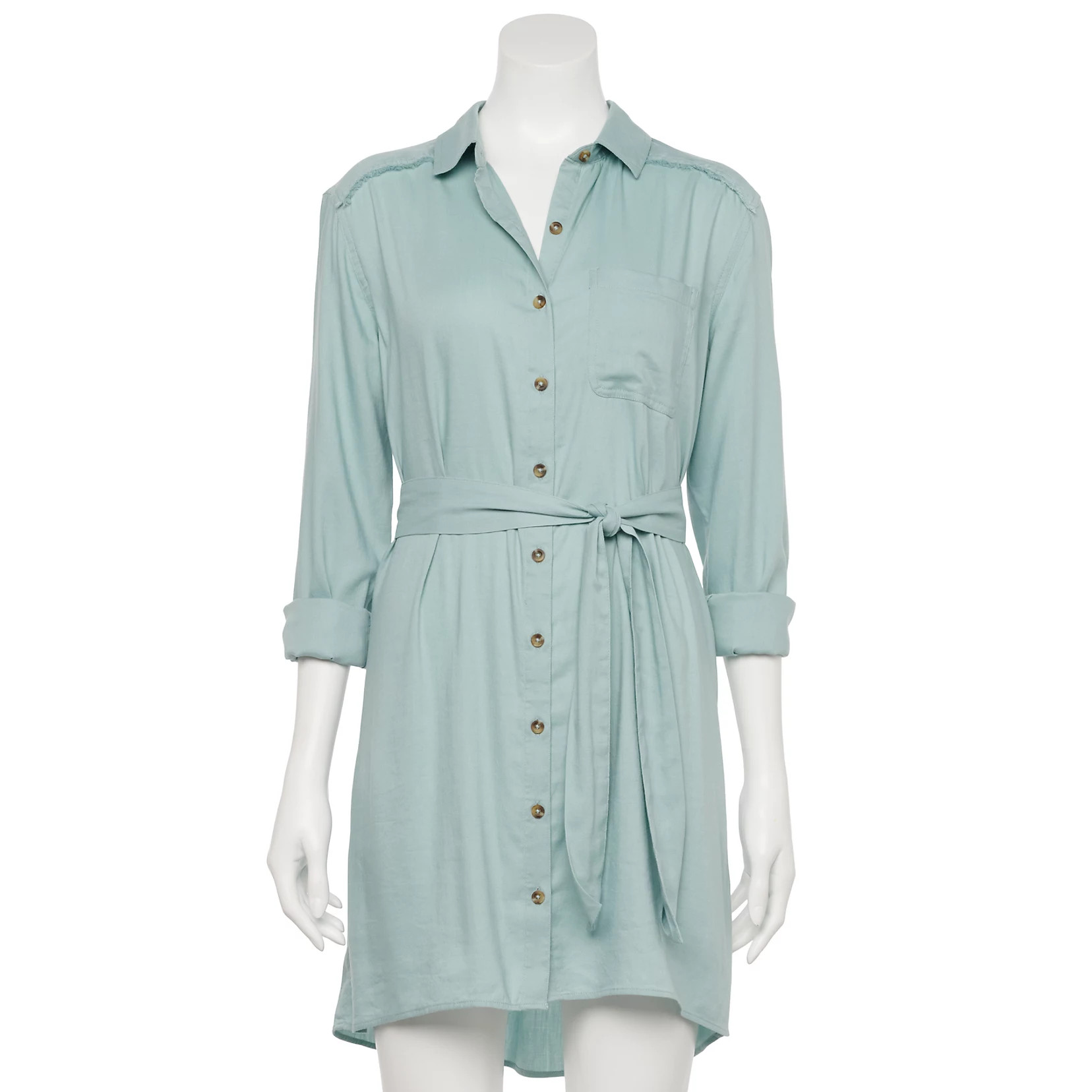 Juniors' SO® Belted Shirtdress | Kohl's