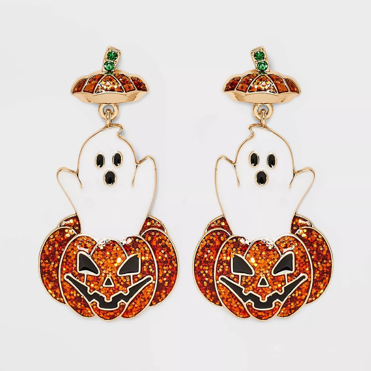 SUGARFIX by BaubleBar "Peek-A-Boo" Statement Earrings - Orange | Target
