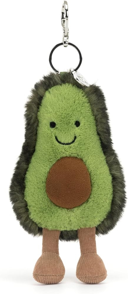 Amazon.com: Jellycat Amuseables Avocado Bag Charm 5 inches | Food and Drink Plush Keychain | Grea... | Amazon (US)