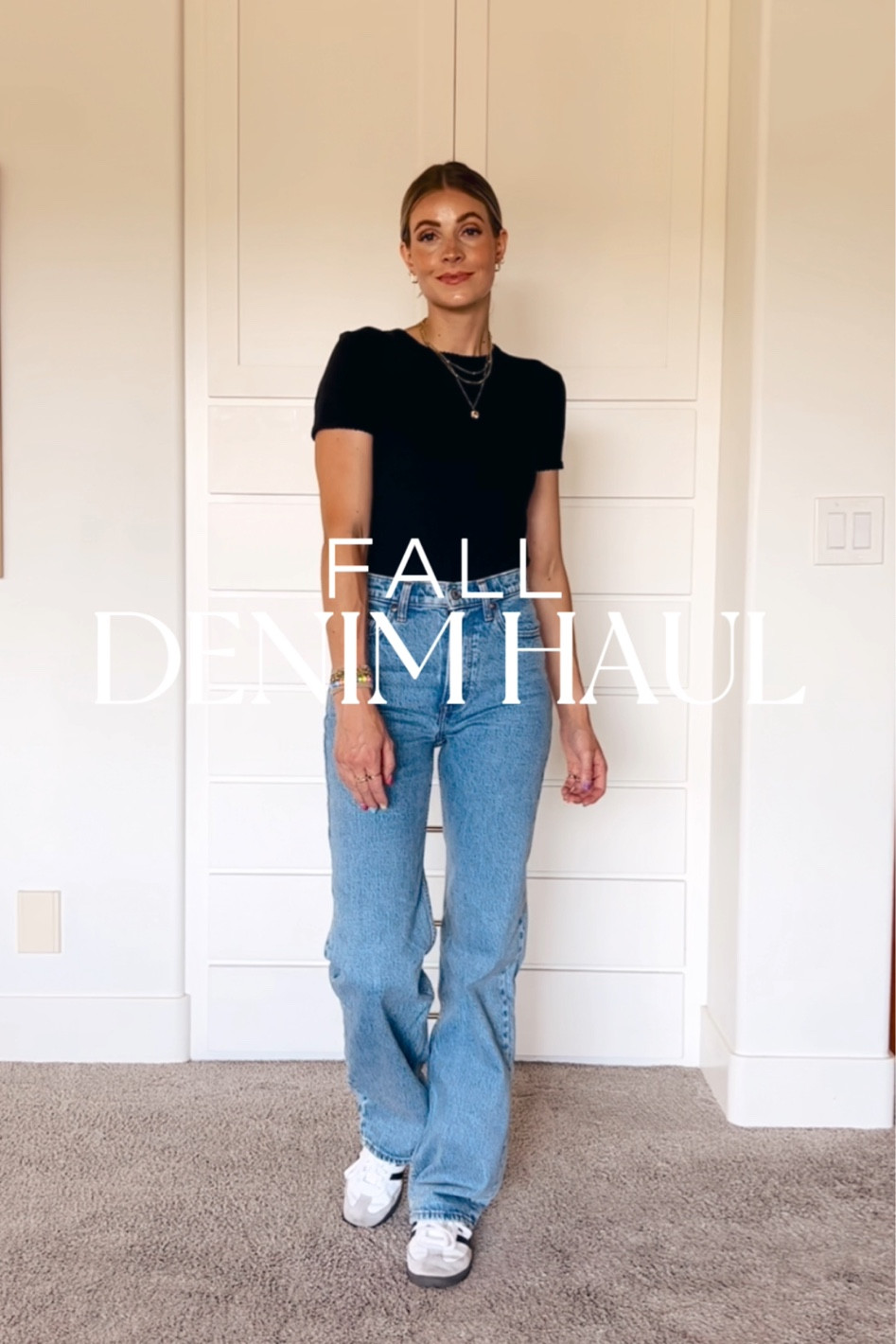 Lots of fall denim! 
Sizing details: 

AGOLDE cooper cargo - size 24 - runs big size down 1-2 sizes 
AGOLDE 90s mid rise straight - size 25 - runs big size down 1 size 
AGOLDE Lana mid rise - size 26 - fits tts 
AGOLDE Riley high rise crop - size 26 - fits tts 
AGOLDE 90s crop mid rise - size 25 - runs big  size down 1-2 sizes 
Abercrombie high rise relaxed in regular length - size 25 - fits tts. 
Madewell the perfect vintage jean - size 25 - runs big size down 1 size 
Dr. Denim echo wide leg - size 26 - fits tts 
Abercrombie high rise relaxed in long length - size 25 - fits tts

#LTKstyletip