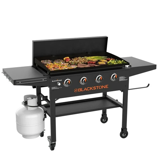 Blackstone 4-Burner 36" Griddle Cooking Station with Hard Cover | Walmart (US)