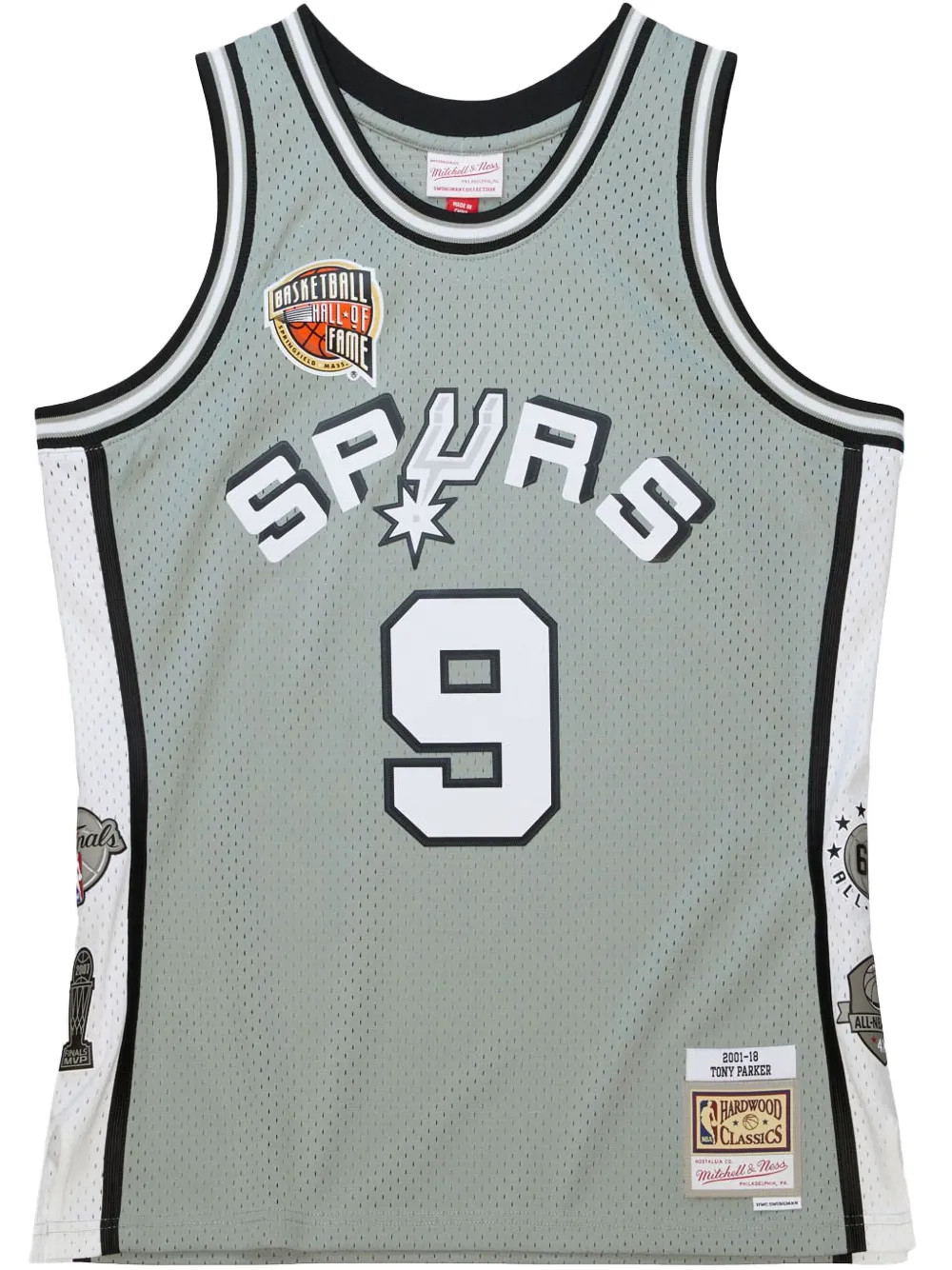 Mitchell & Ness NBA Swingman "Spurs Tony Parker" Trikot | Grau | FARFETCH DE | Farfetch Global