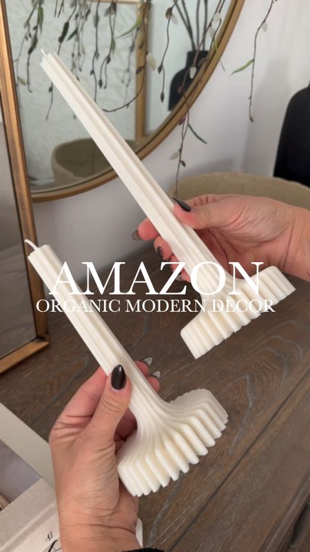Organic modern home decor, natural soy wax candle. I love the ribbed, fluted style. Makes a great gift! Mother’s Day gift idea! Amazon find  #LTKhome #LTKfindsunder50

#LTKHome #LTKStyleTip #LTKFindsUnder50