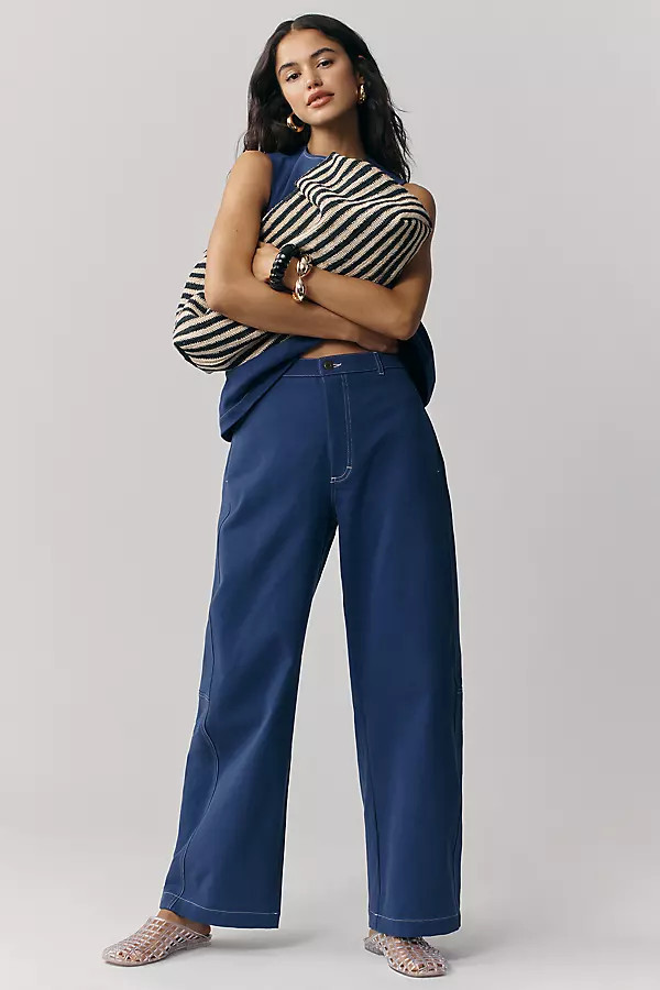 Curve Puddle Pants | Anthropologie (US)