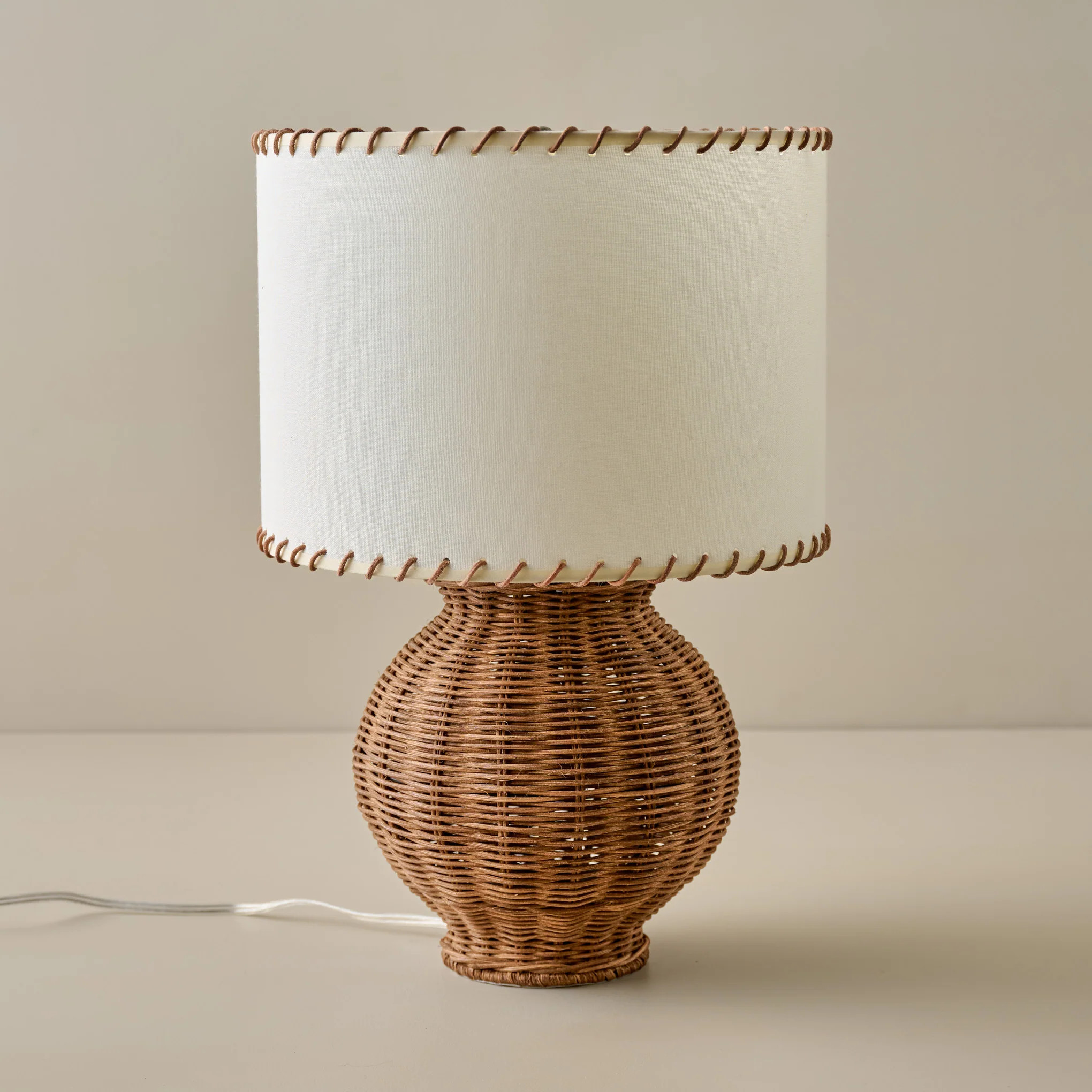Cassie Rattan Table Lamp | Magnolia