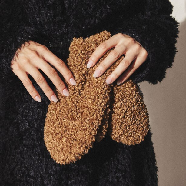 TEDDY MITTEN, CAMEL, M/L | Indigo (CA)