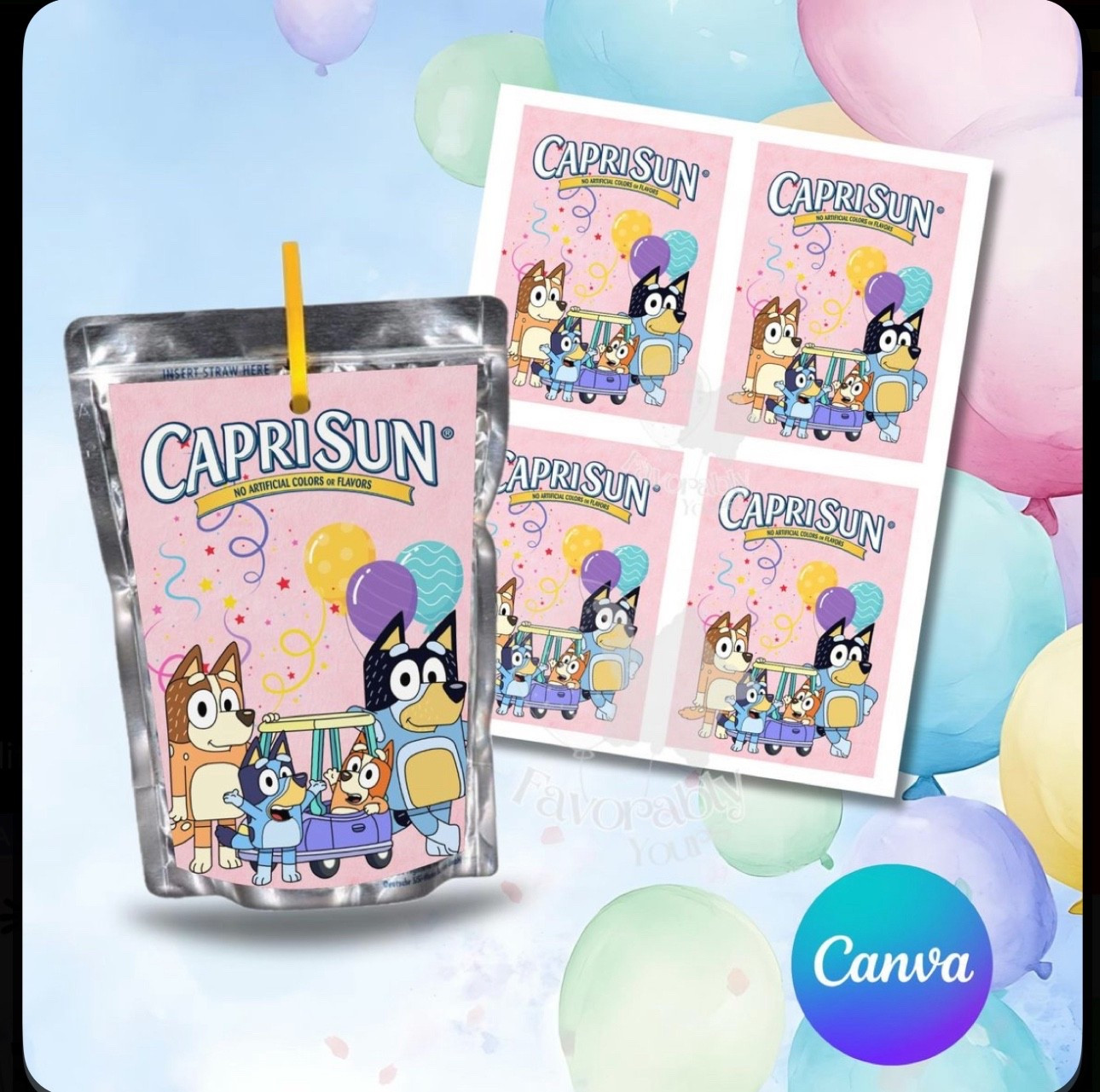 Caprisun party favors 

#LTKmomlife #LTKKids