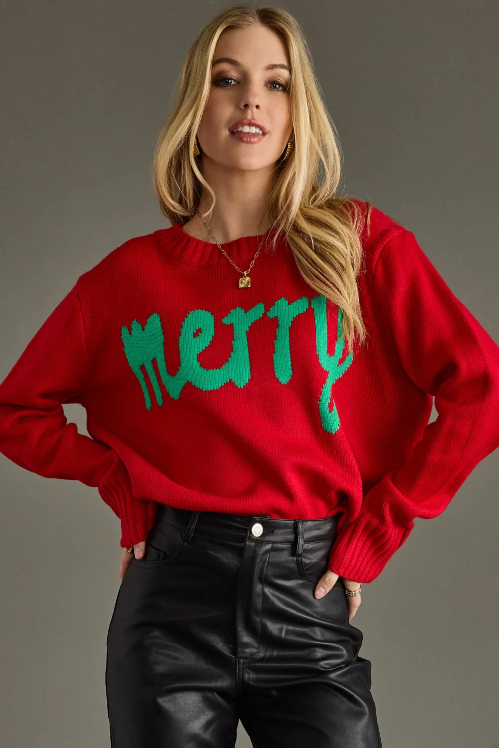 Merry Sweater - Red &amp; Green | Panache Accessories