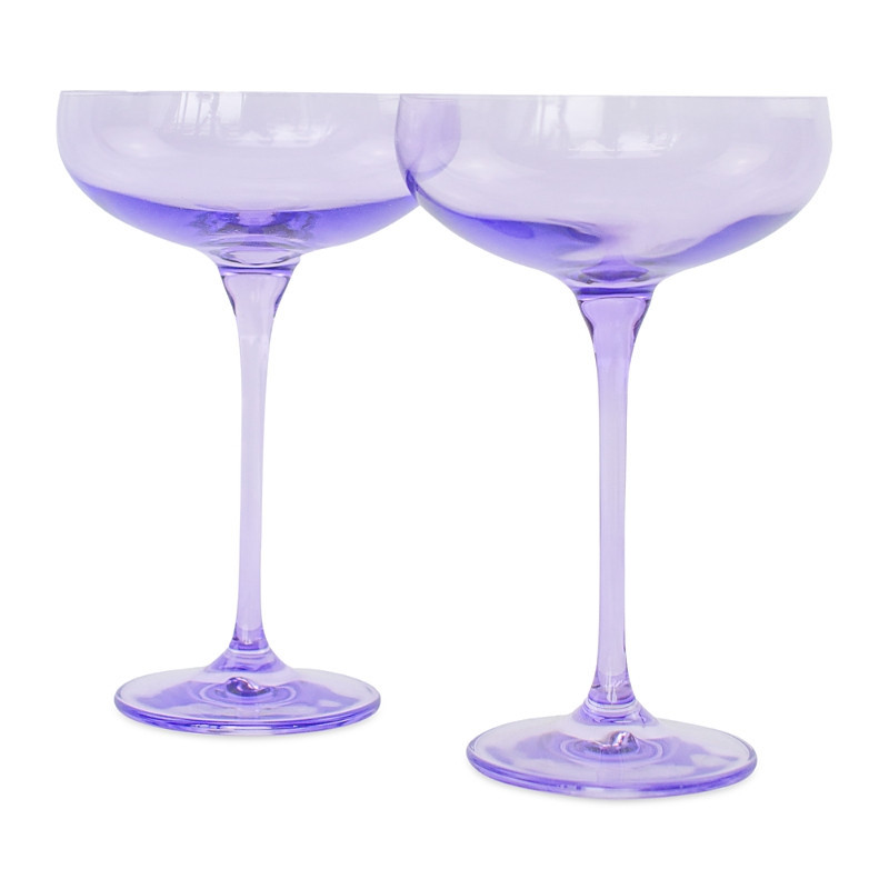 Estelle Colored Glass Champagne Coupes, Set of 2 | Bloomingdale's (US)