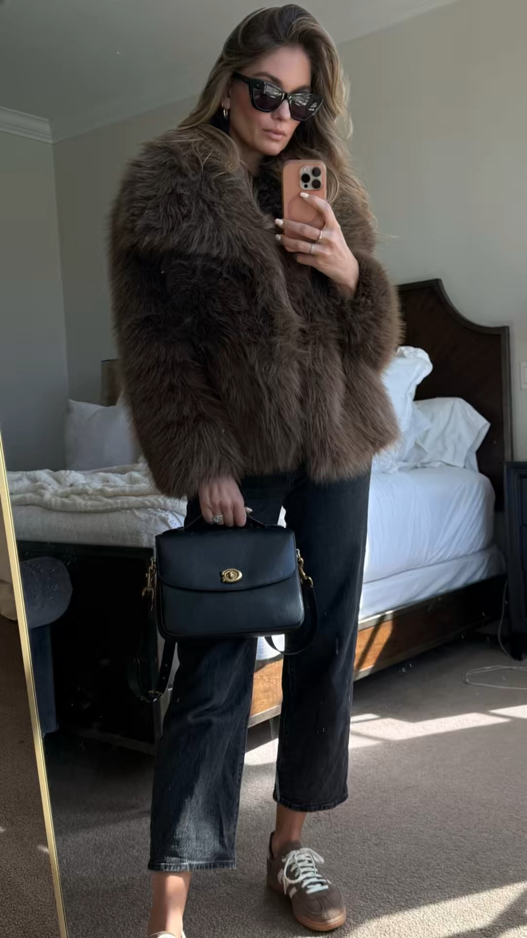 Obsessed with this faux fur coat…the color is so luxe and it looks very expensive! I got an XS. I also chased down these suede sneakers and they’re even better than I imagined. I’m an  and got a 7.5. Pairing “fur” with jeans and sneakers is such a great way to use your favorite gorgeous pieces for every day and not only special occasions!

#LTKShoeCrush #LTKStyleTip #LTKOver40