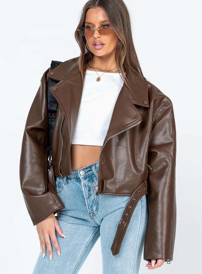 Staten Island Jacket Brown | Princess Polly US